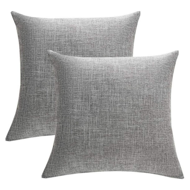 AM_ Black Print Linen Throw Pillow Case Cushion Cover Cafe Sofa Bed Home Decor C 